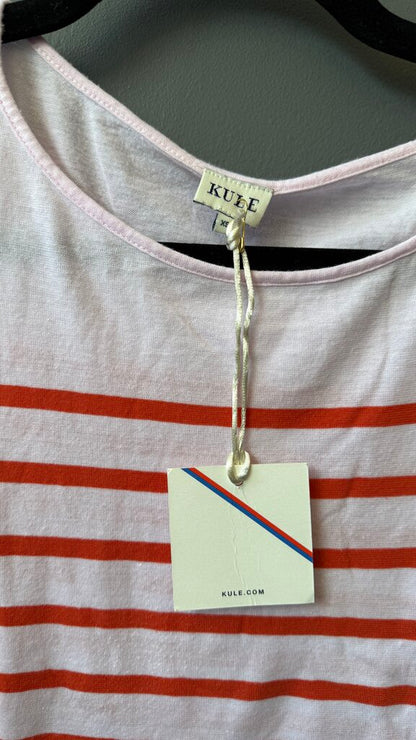 Tissue Stripe Crop TShirt