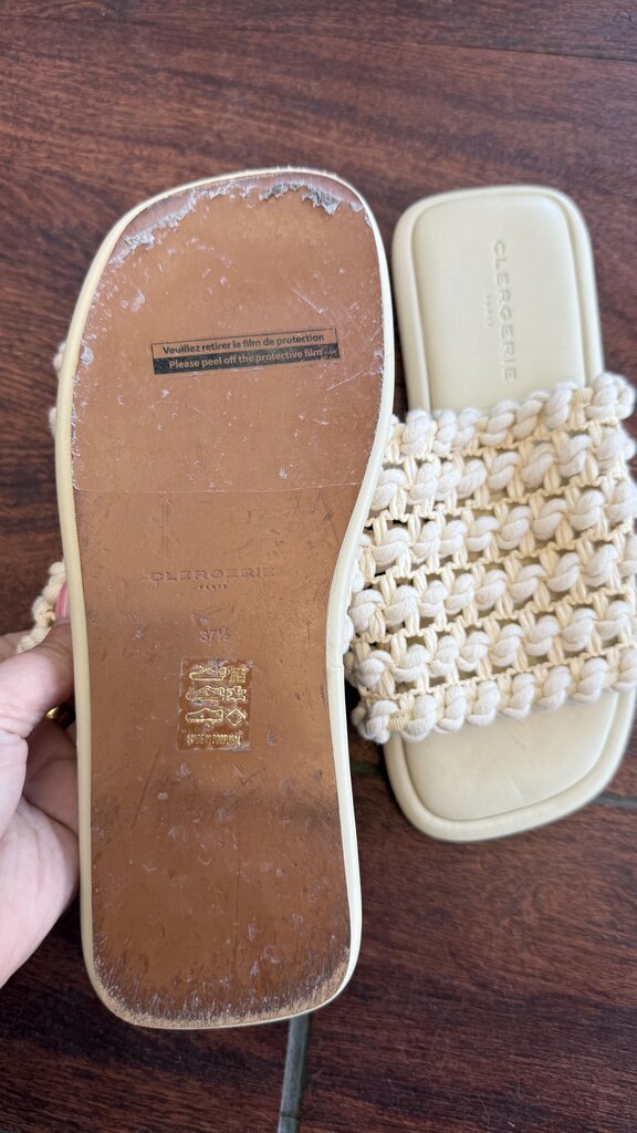 Woven Rope Slide Sandals