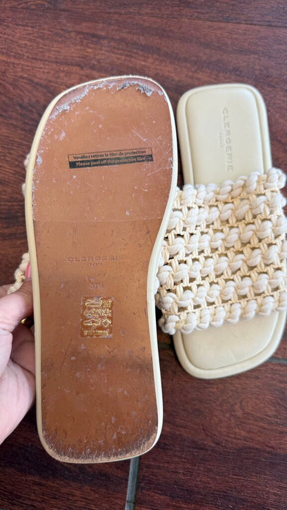 Woven Rope Slide Sandals