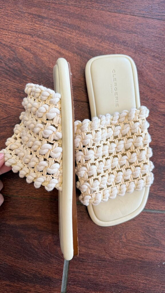 Woven Rope Slide Sandals