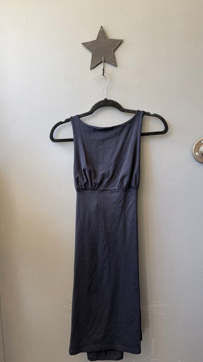 Cross Tie Back Ponte Dress