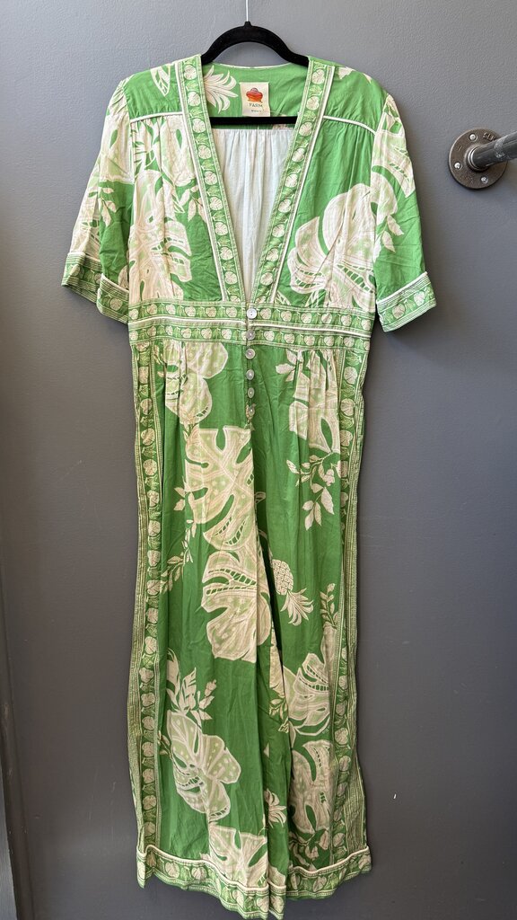 Monstera Leaf Wide Leg Jumpsuit
