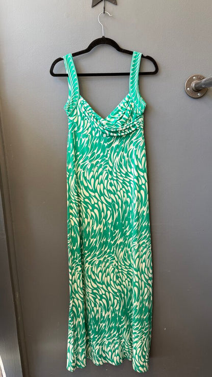 Jersey Print Maxi Dress