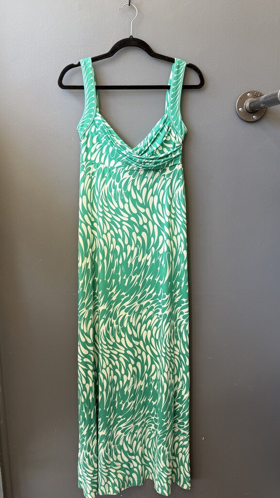 Jersey Print Maxi Dress