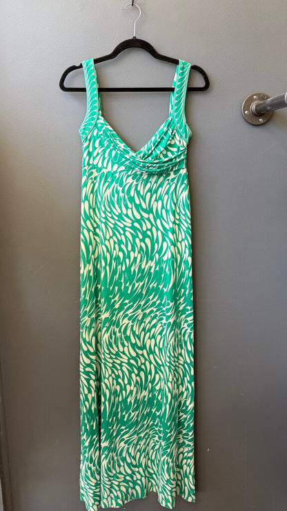 Jersey Print Maxi Dress