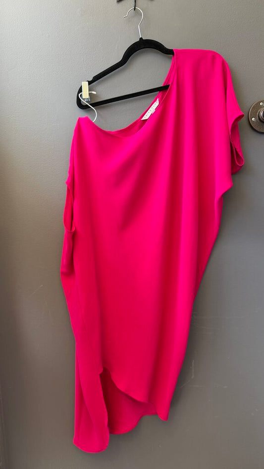 One Shoulder Cocoon Caftan Midi Dress