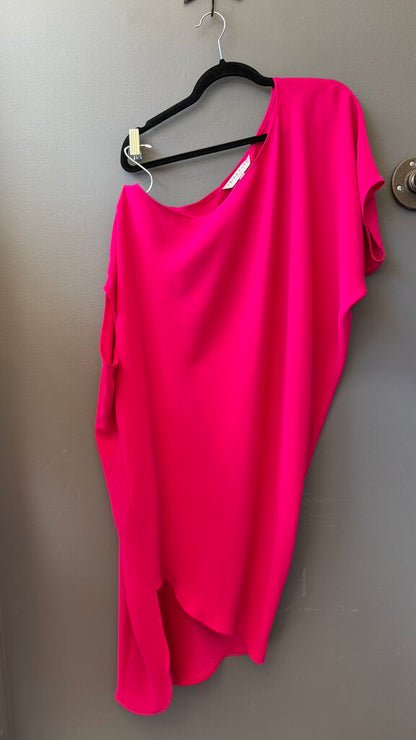 One Shoulder Cocoon Caftan Midi Dress