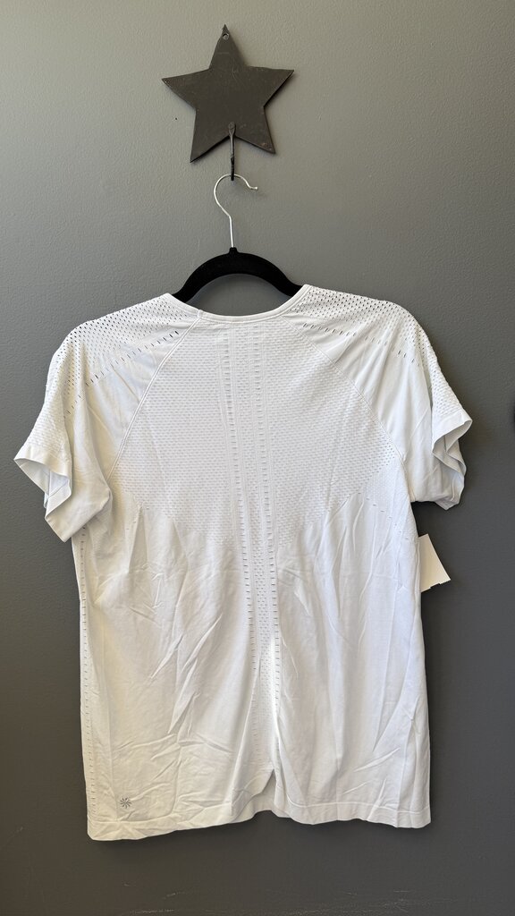 Stretch Lasercut Short Sleeve Top