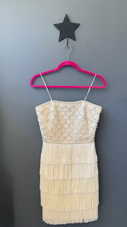 Fringe Beaded Dress
