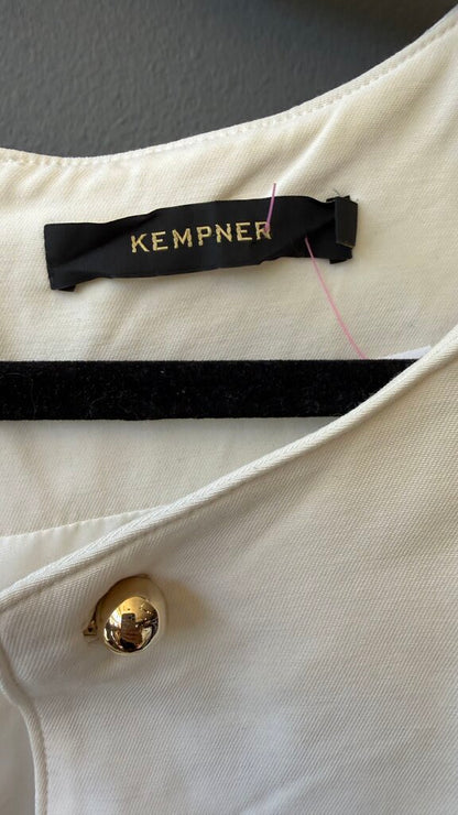 Gold Bar Neck Detail Shift Dress