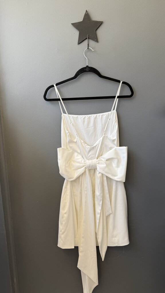 Bow Back Mini Shift Dress