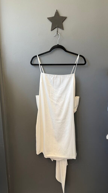 Bow Back Mini Shift Dress