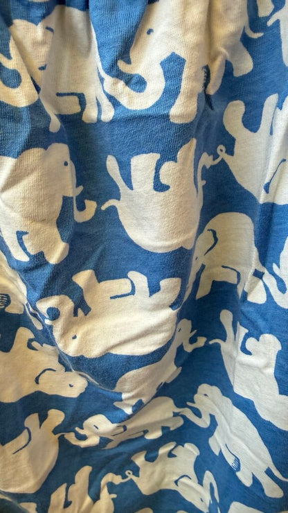 Strapless Elephant Jersey Dress