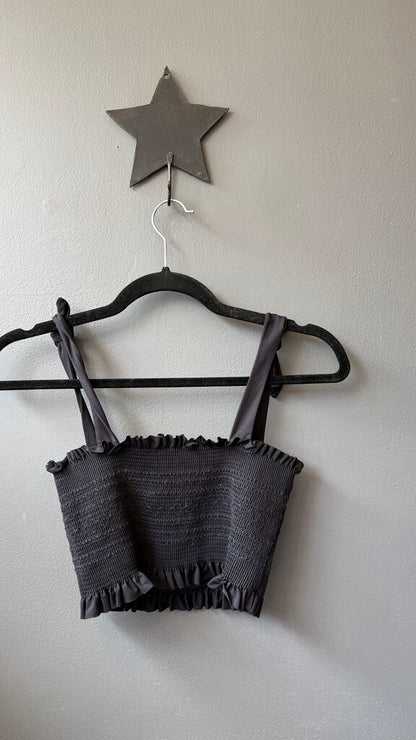 Smocked Crop Top