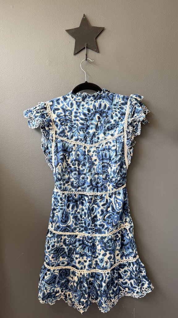 Print Tiered Shirtdress