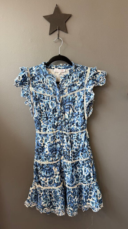 Print Tiered Shirtdress
