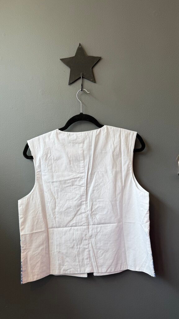 Embroidered Vest Top