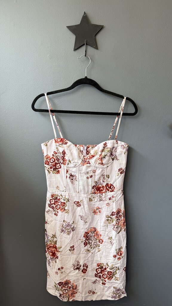 Brock Collection Floral Bustier Mini Dress