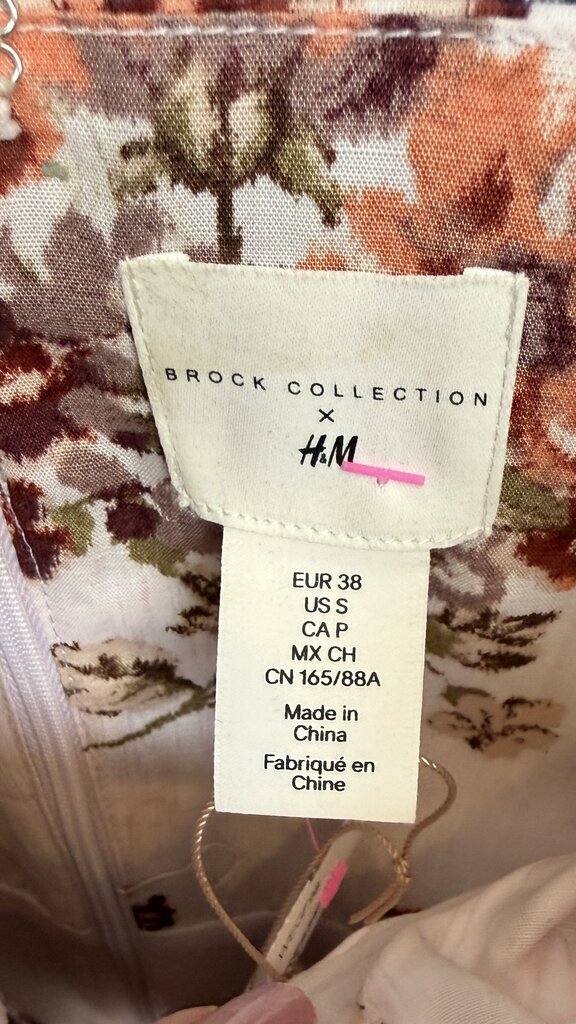 Brock Collection Floral Bustier Mini Dress