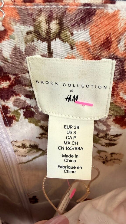 Brock Collection Floral Bustier Mini Dress