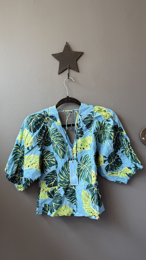 Monstera Vneck Blouse