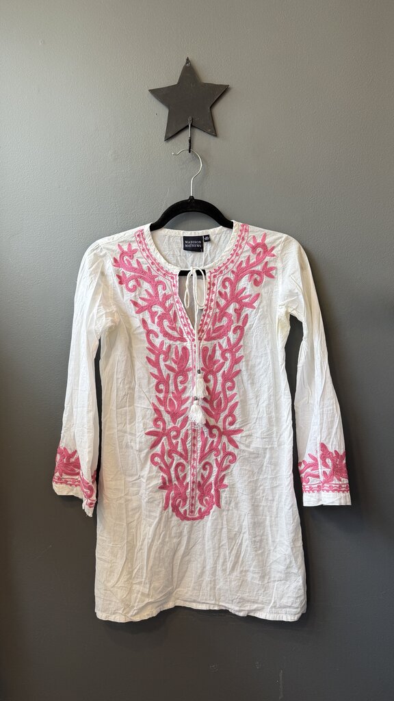 Embroidered Cotton Tunic Top