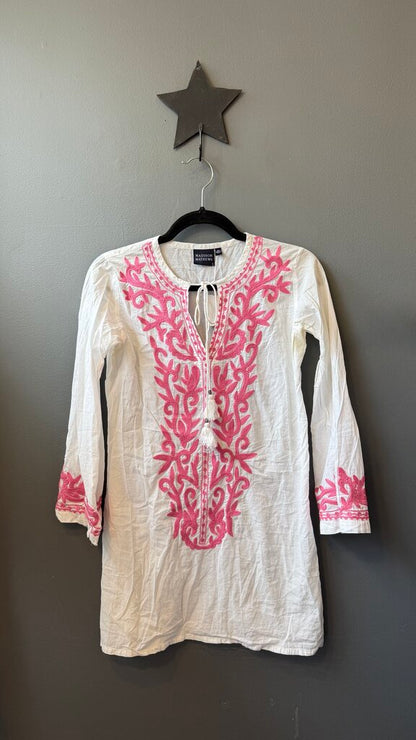 Embroidered Cotton Tunic Top