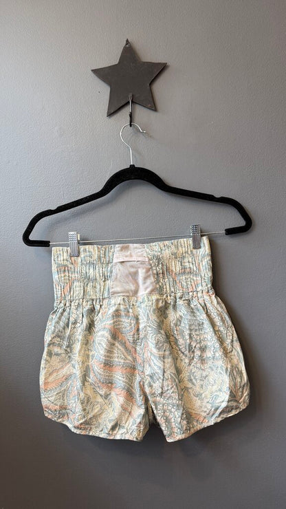 High Rise Print Shorts