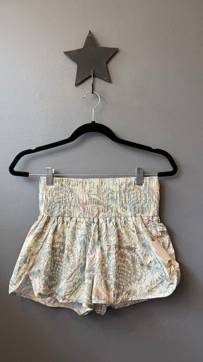 High Rise Print Shorts