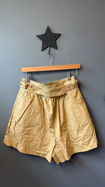 High Rise Wrap Balloon Shorts