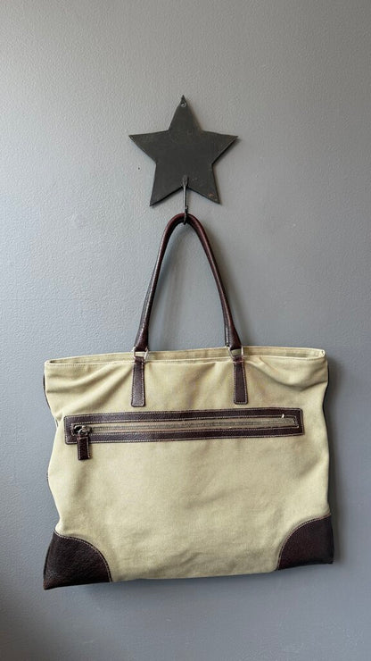 Canvas Flat Tote Bag