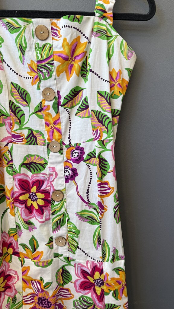 Floral Pleated Midi Dress