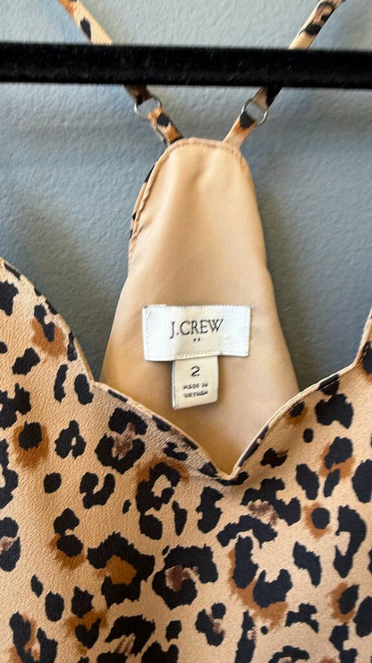 Leopard Racerback Slip Tank Top