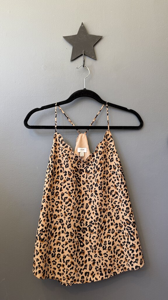 Leopard Racerback Slip Tank Top