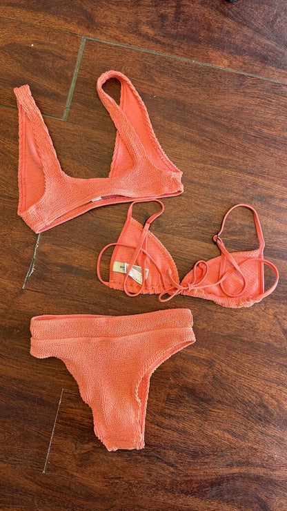 3Set Knit One Size 3 Piece Bikini