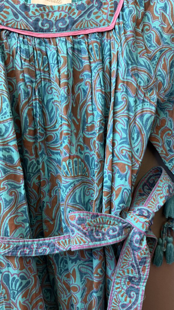 Block Print Mini Dress