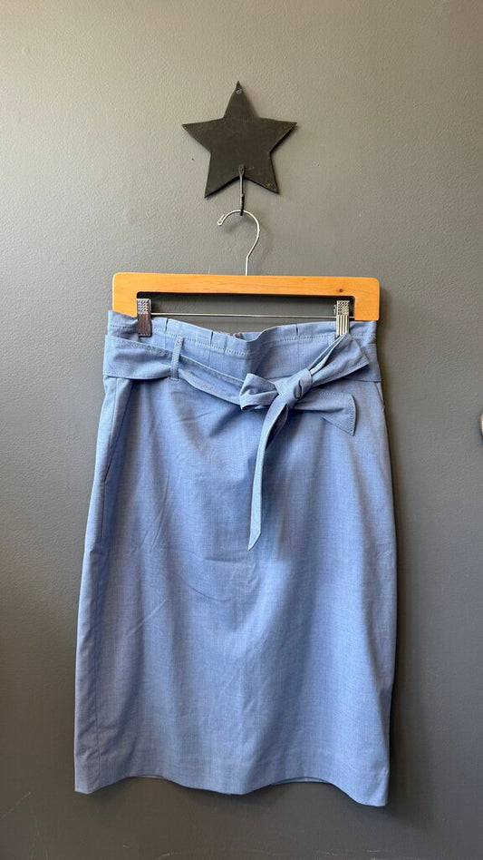 Belted Pencil Skirt