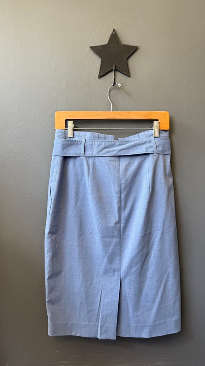 Belted Pencil Skirt