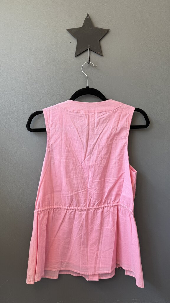 Beaded Tassel Linen Top