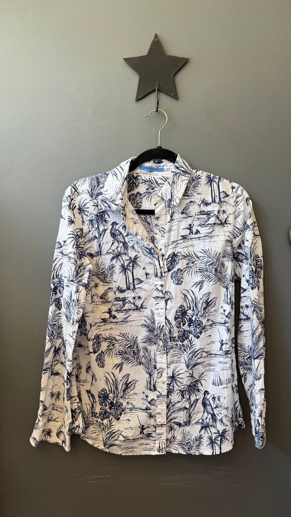 Monstera Toile Button Up Shirt