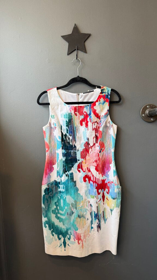 Sequin Painted Shift Dress