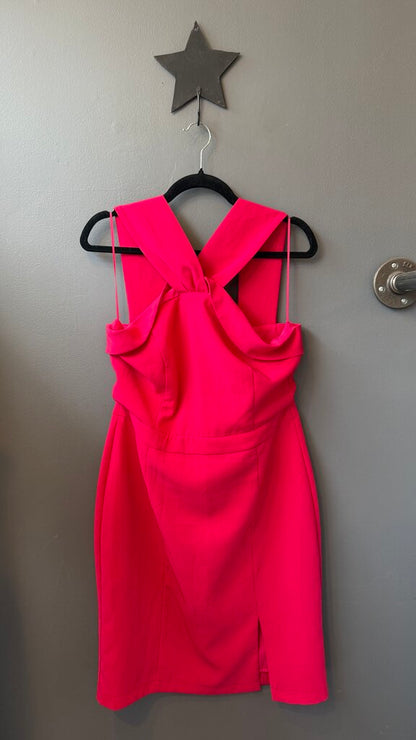 Knot Front Sheath Dress