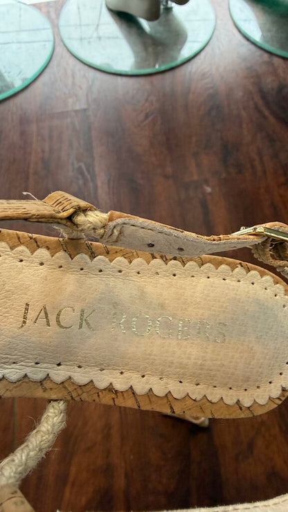 Rope Cork Wedge Sandals