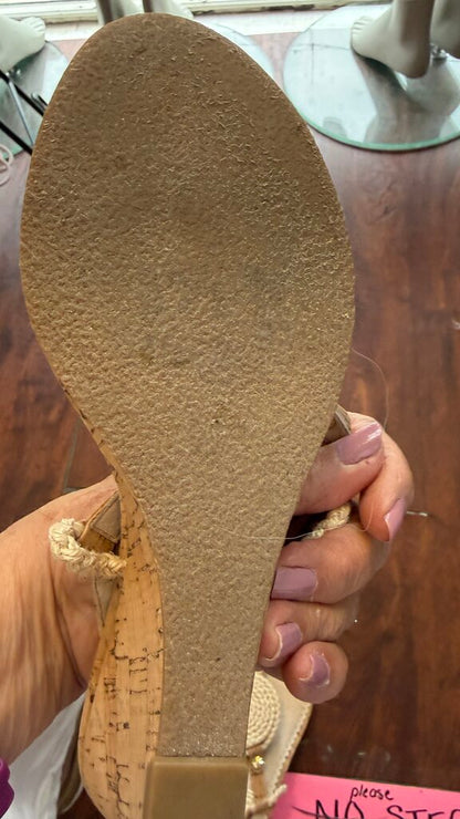 Rope Cork Wedge Sandals