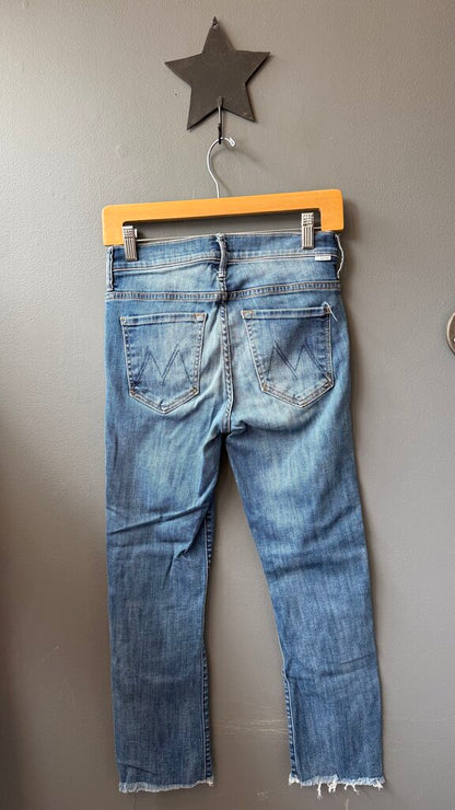 Insider Crop Step Fray Jeans