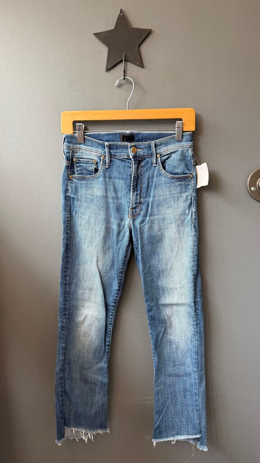 Insider Crop Step Fray Jeans