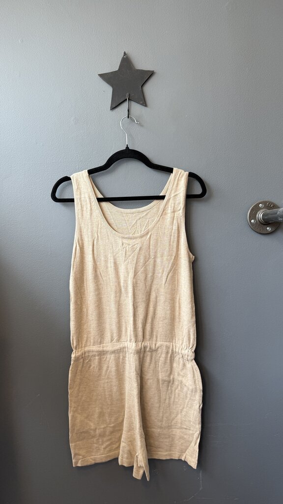 Knit Drawstring Romper
