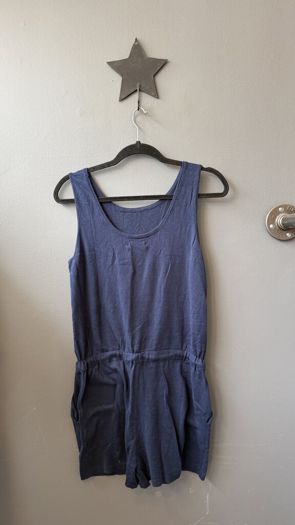 Knit Drawstring Romper