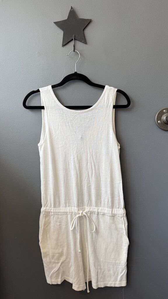 Knit Drawstring Romper