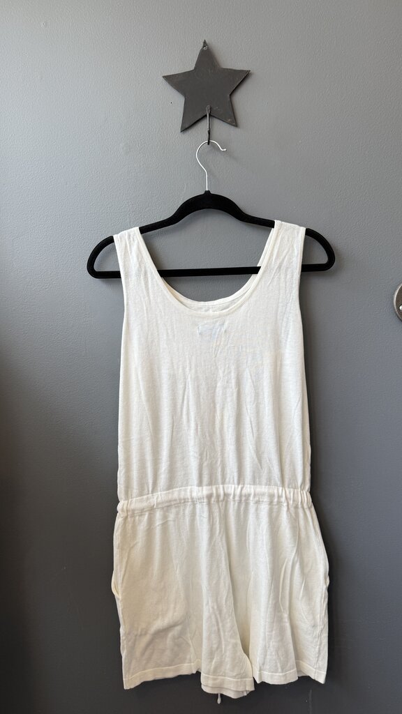 Knit Drawstring Romper